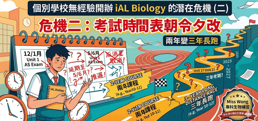 個別學校無經驗開辦 iAL Biology 的潛在危機,學生如何自補?(二)